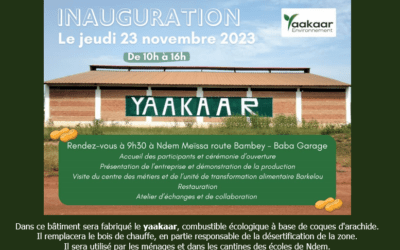 Inauguration du Batiment YAAkAAR à Ndem